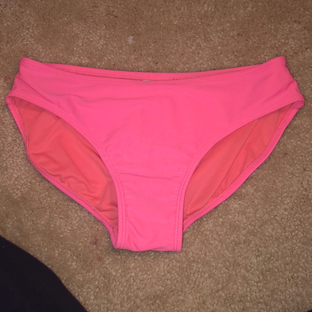 Neon pink bikini bottoms